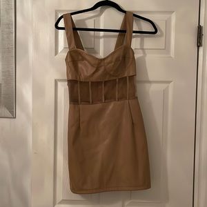 Pretty Little Thing Faux Leather Dress